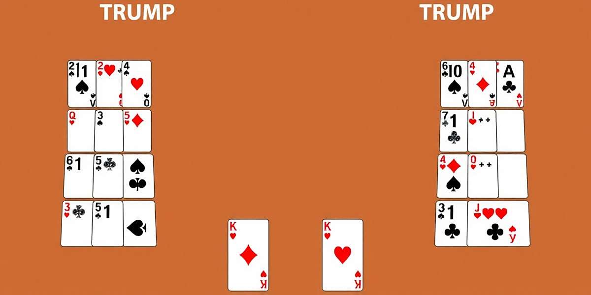 Indian Card Battle - Rules and Card Rankings Indian Card Battle rules diagram showing card ranks and trump suit